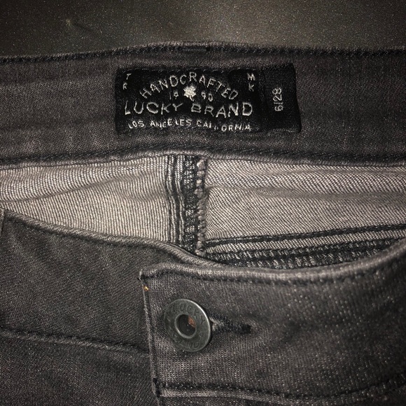 NWT-Lucky Brand “Lolita” Skinny Gray Jeans-6/28 - Picture 3 of 11